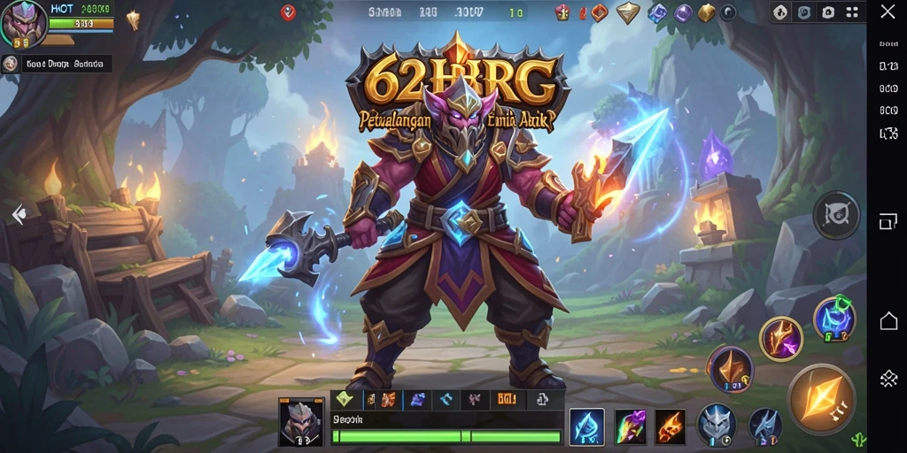 Tampilan gameplay 62HOT yang memukau dan menarik.