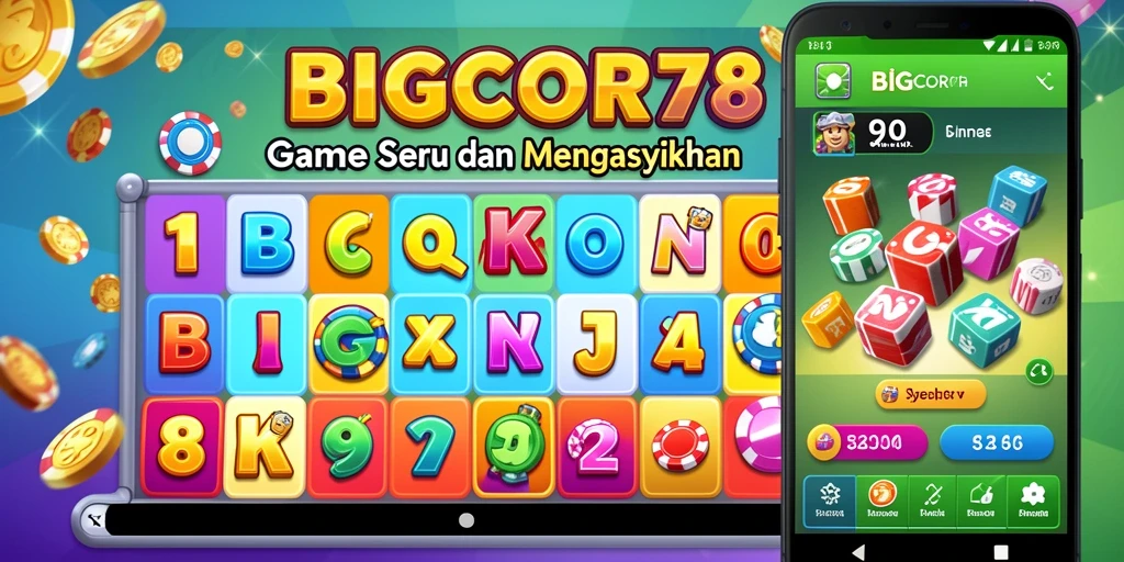 Gameplay seru di BIGCOR78 dengan berbagai tema Bingo.