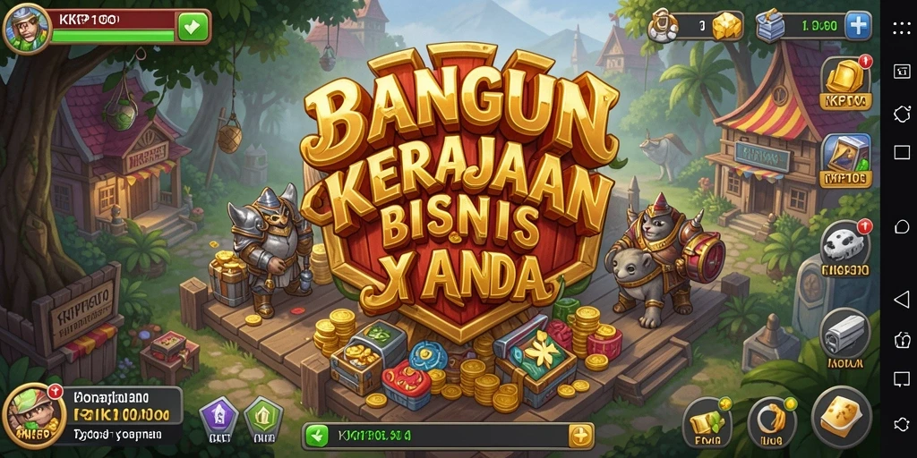 Tampilan menarik dari gameplay Tycoon KPK100.