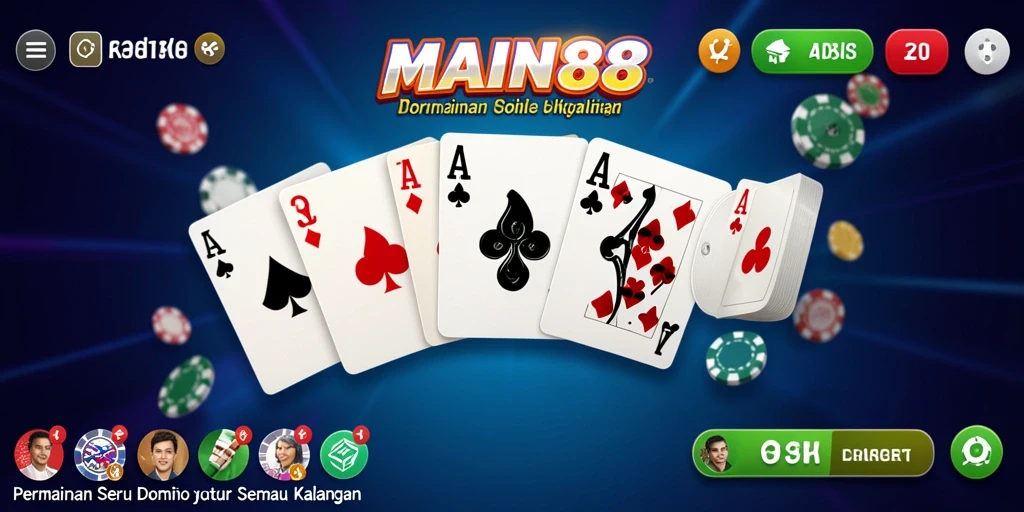 Tampilan gameplay seru aplikasi MAIN88 dengan pemain aktif.